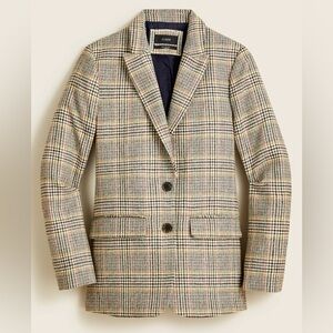 J. Crew Sommerset blazer in glen plaid English wool, size 16